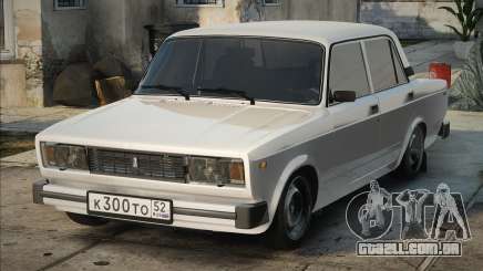 VAZ 2107 Branco e Estoque para GTA San Andreas