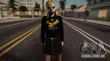 Menina na composição de Halloween para GTA San Andreas