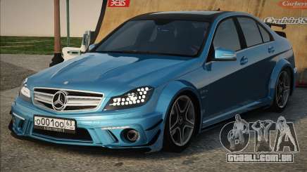 Mercedes-Benz C63 AMG Riot para GTA San Andreas