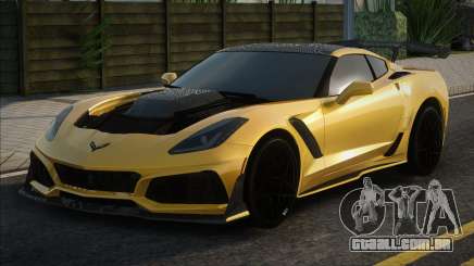 Chevrolet Corvette ZR1 2019 Yellow para GTA San Andreas