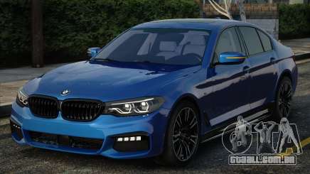 BMW 540i G30 Azul para GTA San Andreas