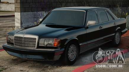 Mercedes-Benz W126 - Black para GTA San Andreas