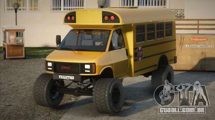 GMC BUS Yellow para GTA San Andreas