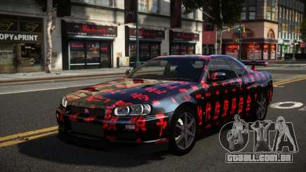 Nissan Skyline R34 Heroshi S13 para GTA 4