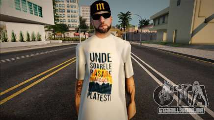 Undre Soarele Resare Tshirt para GTA San Andreas