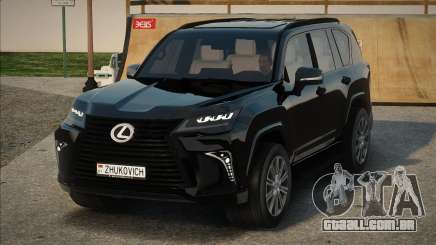 Lexus LX600 Black para GTA San Andreas