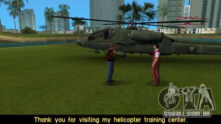 Mod de missão de treinamento de helicóptero Hunter para GTA Vice City