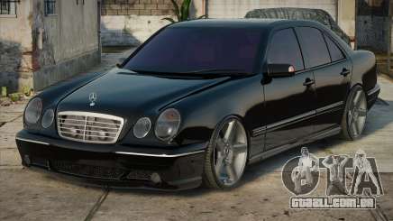 Mercedes Benz W210 E55 AMG Blek para GTA San Andreas