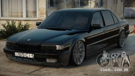 BMW E38 Preto em stock para GTA San Andreas