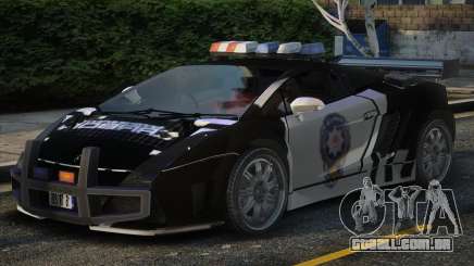 Lamborghini Galardo Turkish Cop para GTA San Andreas