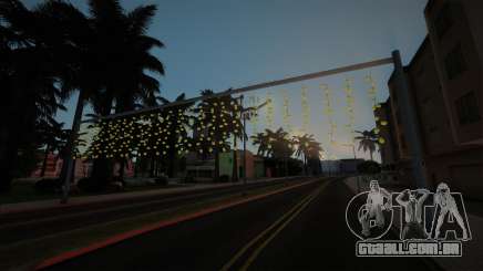 Postes com guirlanda (LS-SF) para GTA San Andreas