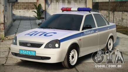 LADA Priora DPS Branco para GTA San Andreas