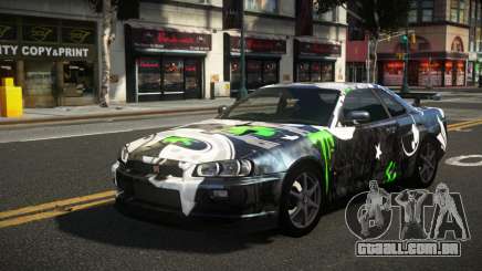 Nissan Skyline R34 Heroshi S5 para GTA 4