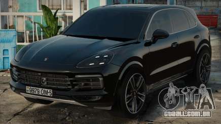 Porsche Cayenne Turbo Blacks para GTA San Andreas