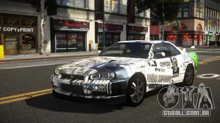 Nissan Skyline R34 Heroshi S7 para GTA 4