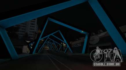 Arcos de néon quadrados em Los Santos para GTA San Andreas