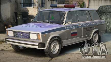 VAZ 2104 com pintura da polícia de trânsito para GTA San Andreas