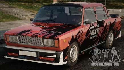 VAZ 2107 com vinil para GTA San Andreas