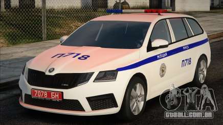 Skoda Octavia VRS MILITSIYA MINSK para GTA San Andreas