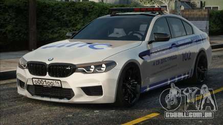 BMW M5 F90 - Polícia Polícia de Trânsito para GTA San Andreas