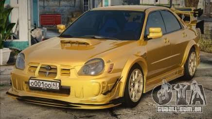 Subaru WRX STI Yellow para GTA San Andreas