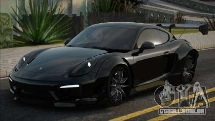 Porsche Cayman GTS 2015 Black para GTA San Andreas