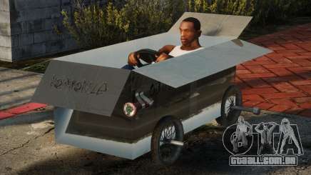 Caixa de papelão sobre rodas para GTA San Andreas