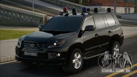 Lexus LX570 FBI para GTA San Andreas