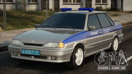 VAZ 2115 - Polícia para GTA San Andreas