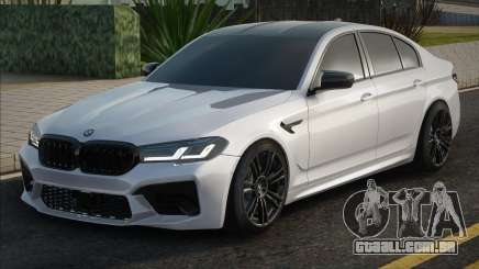 BMW M5 F90 2021 White para GTA San Andreas