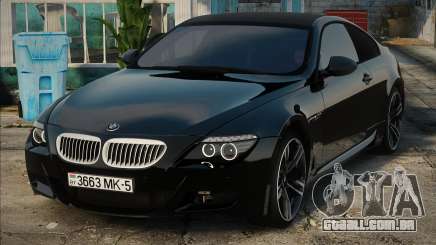 BMW M6 Black Coupe para GTA San Andreas