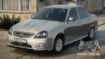 Lada Priora Silver Edit para GTA San Andreas