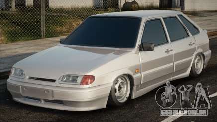 VAZ 2114 Branco e em stock para GTA San Andreas