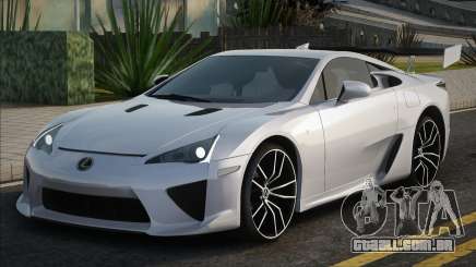 Lexus LFA 2010 White para GTA San Andreas