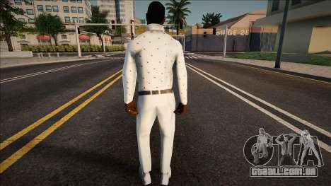 Jizzy em um terno branco para GTA San Andreas