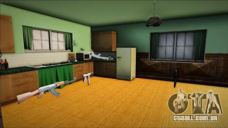 Interior da casa de gângster CJ para GTA San Andreas