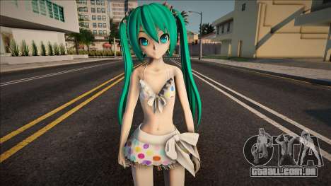 Hatsune Miku Polka Dot Bikini v2 para GTA San Andreas