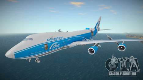 AirBridgeCargo Airlines Boeing 747-46NERF VP-BIK para GTA San Andreas