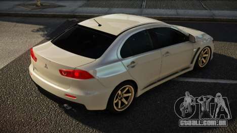 Mitsubishi Lancer Evo X Chutaro para GTA 4