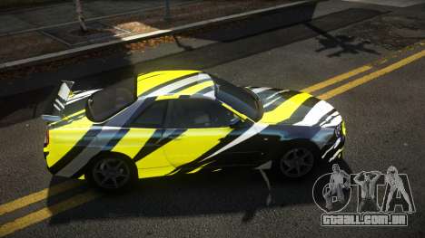 Nissan Skyline R34 Niohashi S8 para GTA 4