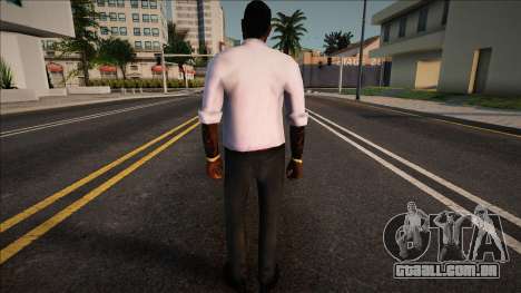 Jizzy em uma camisa branca para GTA San Andreas