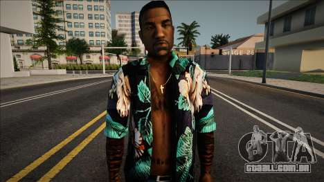 Jizzy em uma camisa havaiana para GTA San Andreas