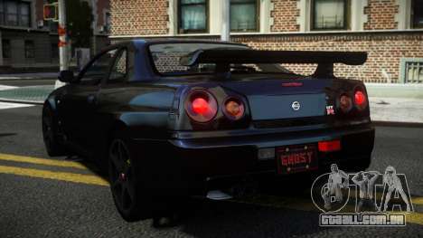 Nissan Skyline R34 Backil para GTA 4