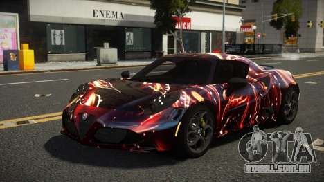 Alfa Romeo 4C Niroku S8 para GTA 4