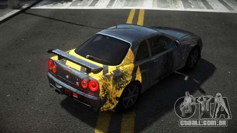 Nissan Skyline R34 Tufusa S8 para GTA 4