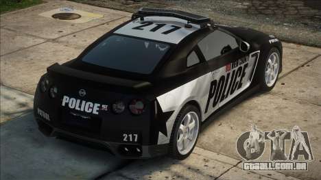 2012 Nissan GT-R R35 Black Edition Police para GTA San Andreas