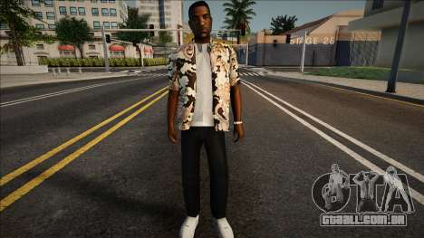 Jizzy em uma camisa para GTA San Andreas