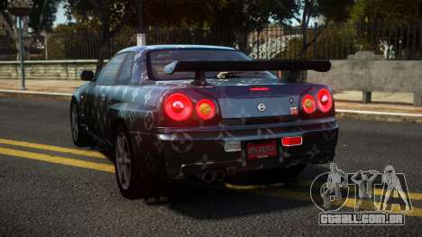 Nissan Skyline R34 Niohashi S5 para GTA 4