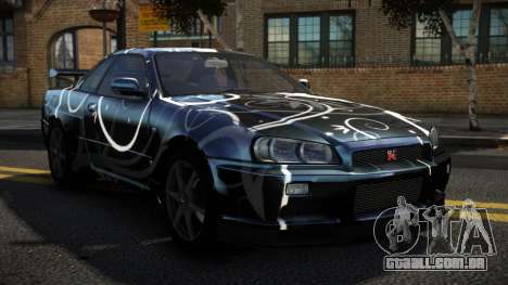 Nissan Skyline R34 Niohashi S3 para GTA 4