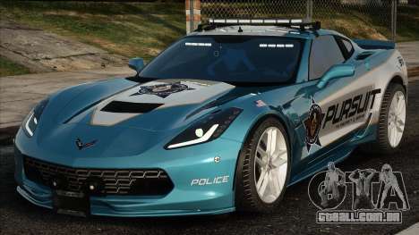 2017 Chevrolet Corvette Grand Sport [Police] para GTA San Andreas